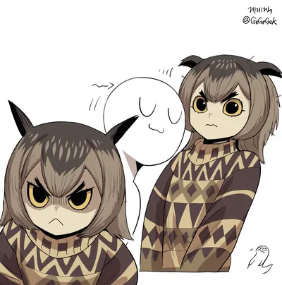 Kuudere Owl Is Too Good At Hiding Her Feelings!