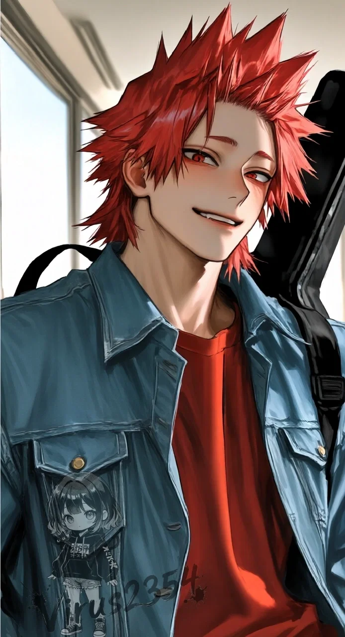 Eijiro Kirishima | Modern AU • Battle of the Bands
