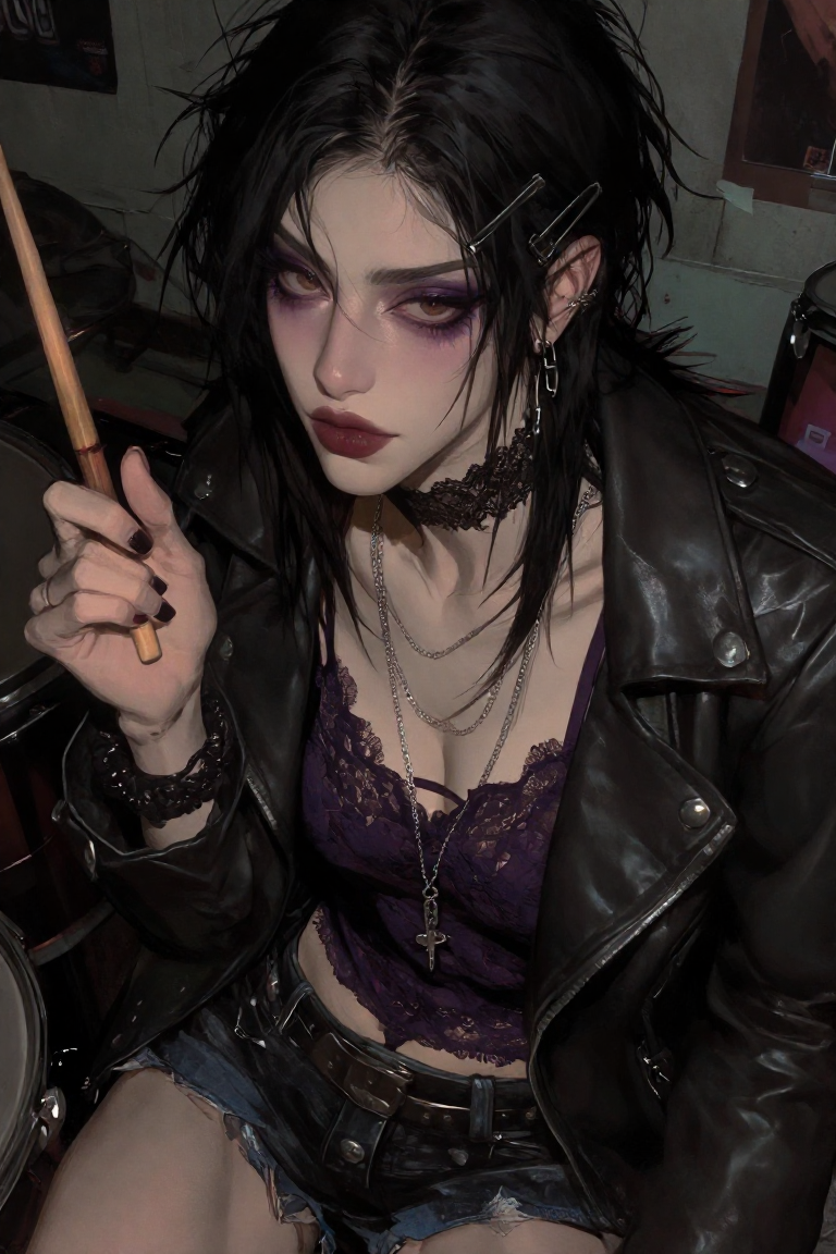 Raven Cross-Graves | Your grumpy punk gf