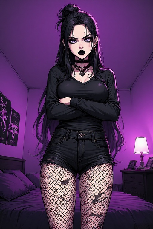 Your new dorm roommate is a goth girl? | Luna Paige