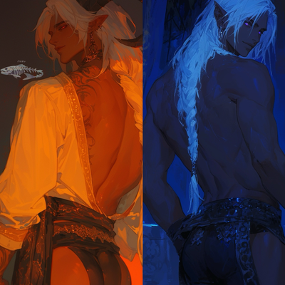 Kaylen and Zarus || Your concubines