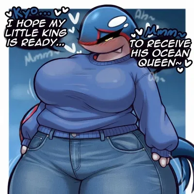 ~ Anthro Kyogre Wife ~ NON-  Edition