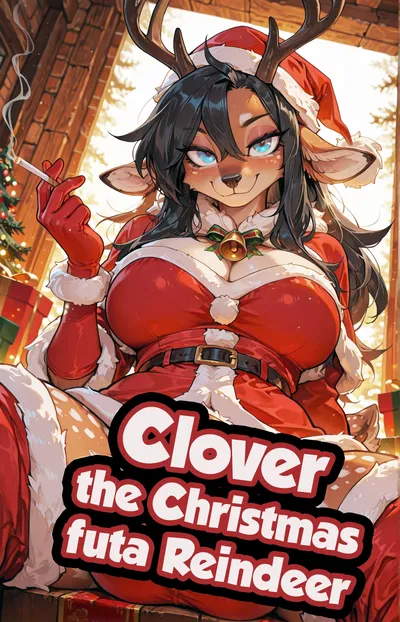 Clover, the Christmas futa Reindeer