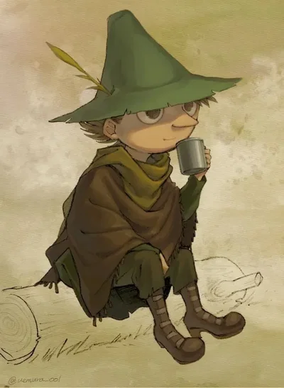 °🍂Snufkin- Moominvaley 1990🍂° ✔️