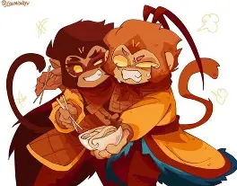 Sun wukong and Macaque