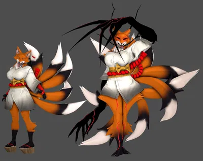 Yoka, a kumiho born in feudal japan cursed with immortality and a transformation 