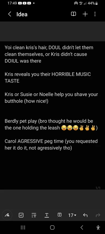 YO CHAT WHICH ONE DO DO The 2 first ideas was a shower thought btw