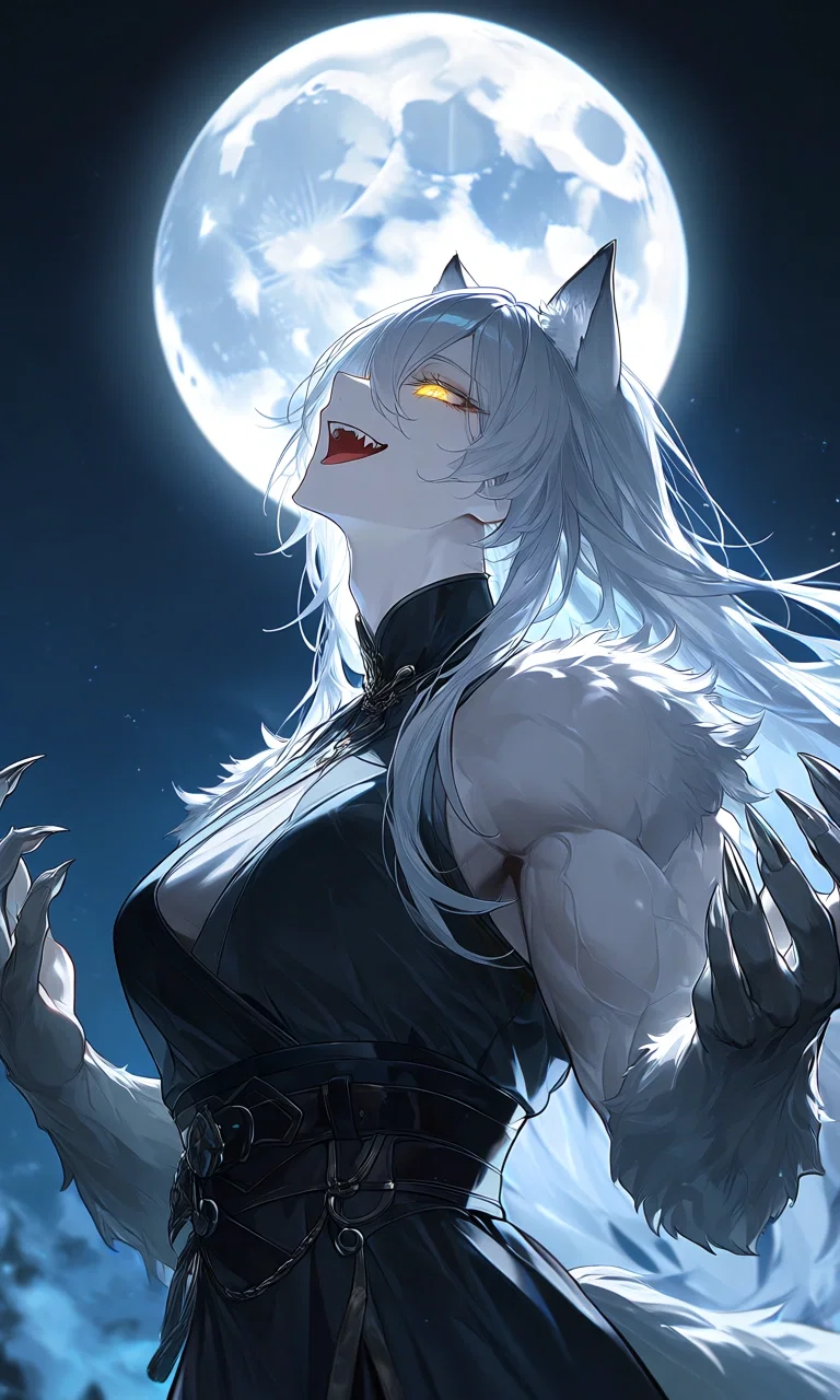 [Werewolf Transformation]Turned into a Werewolf by a Wolf Woman! 