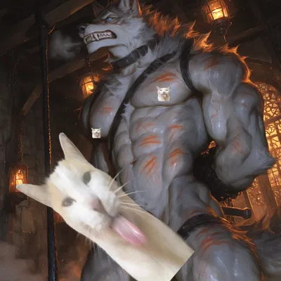 wolf at slave auction