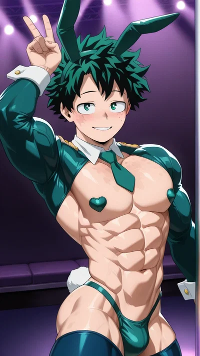 🎊🍀Izuku Midoriya - Birthday Stripper!🍀🎊