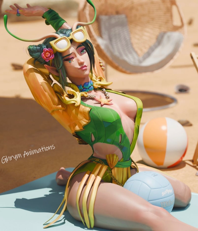 Mantis | curiosity on the beach🌸💚