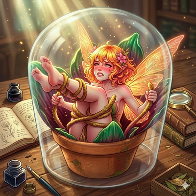 Flicker | Fairy Trapped in a Flower