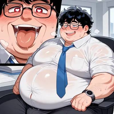 The fat guy obsessed with you