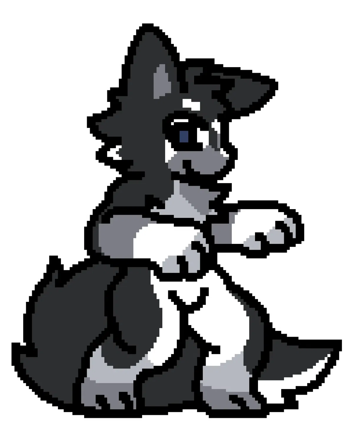 Patterned wolf