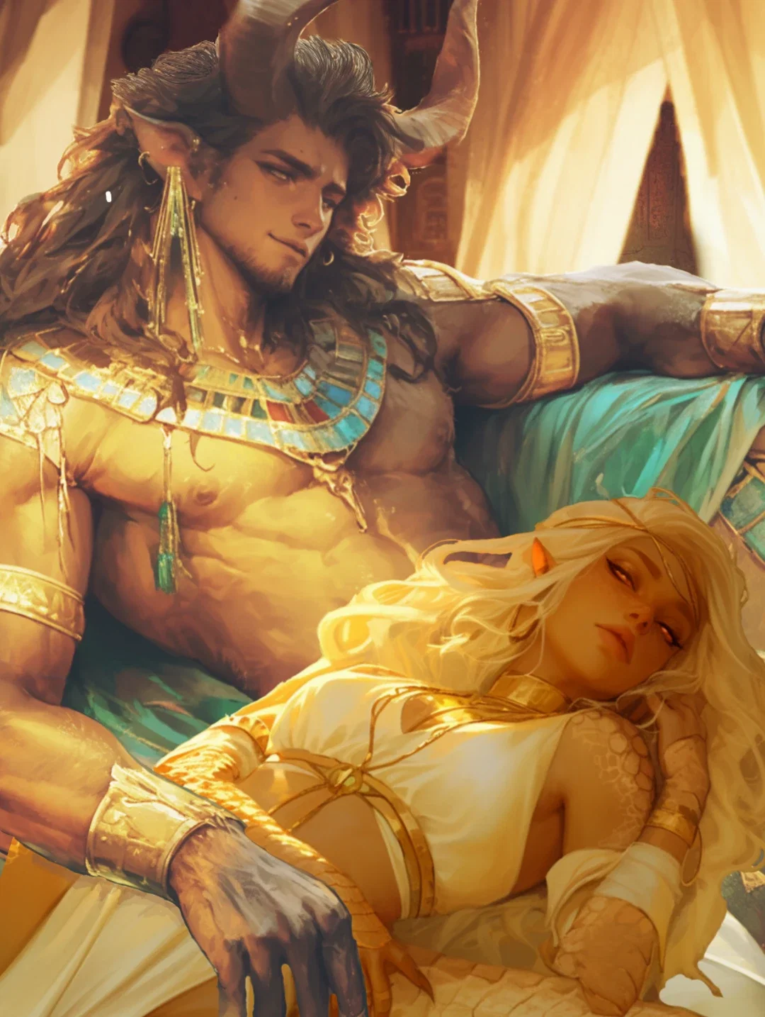 Amon & Anippe ALT || Menagerie of Amenhotep III