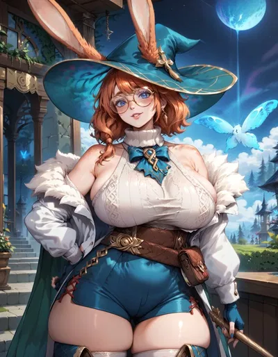 Aurora, Autistic Bunnygirl Witch