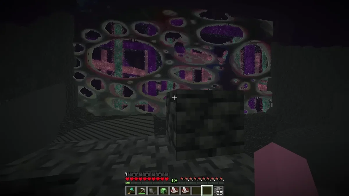 weird portal structure in minecraft