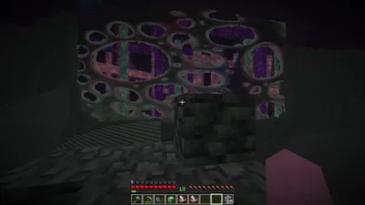 weird portal structure in minecraft