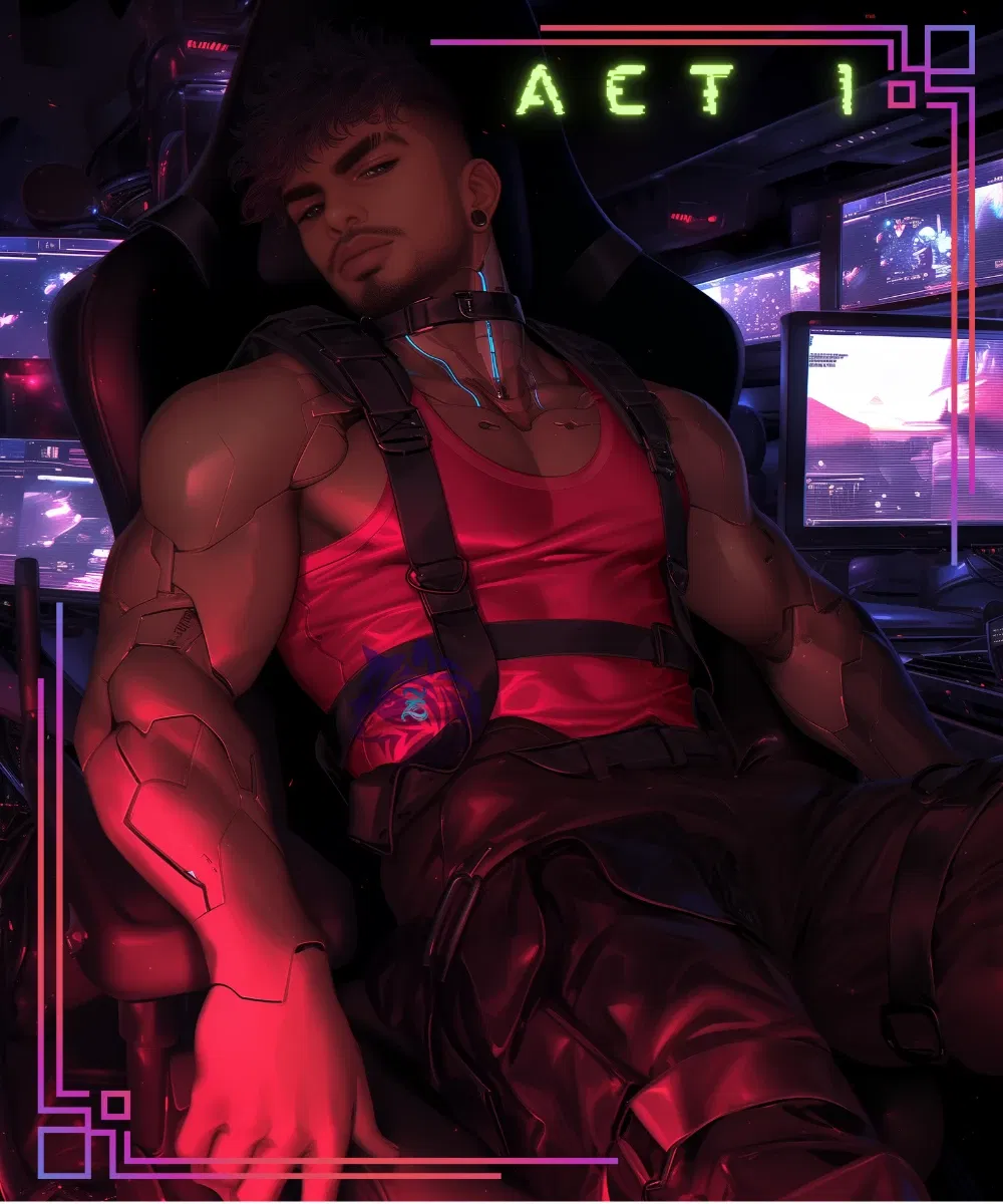 Cyberpunk 2093: Darius Harrington