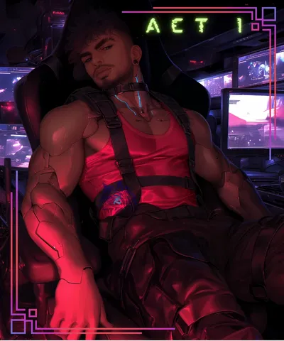 Cyberpunk 2093: Darius Harrington