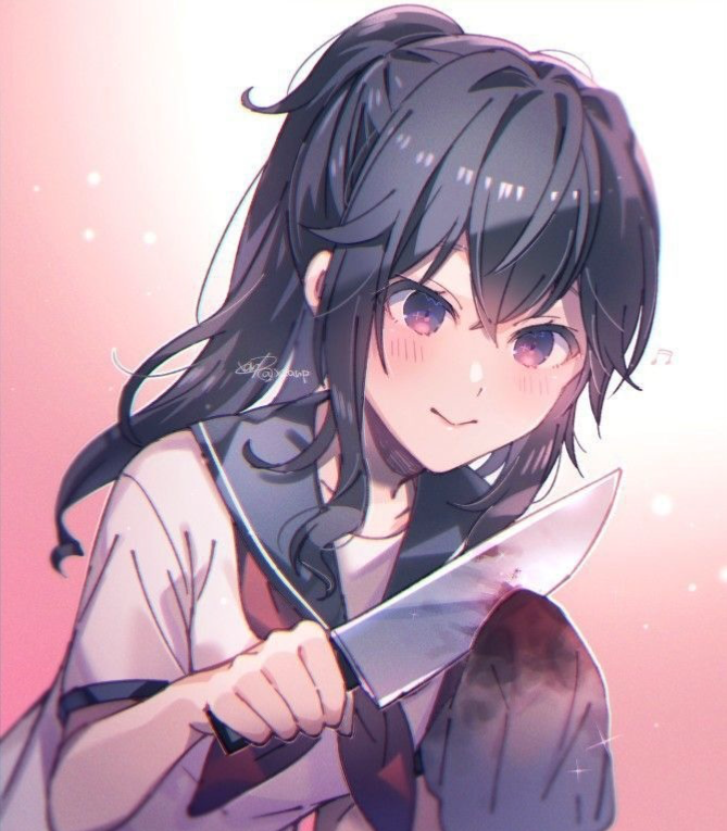 Ayano Aishi ~ Is she...Stalking you?!