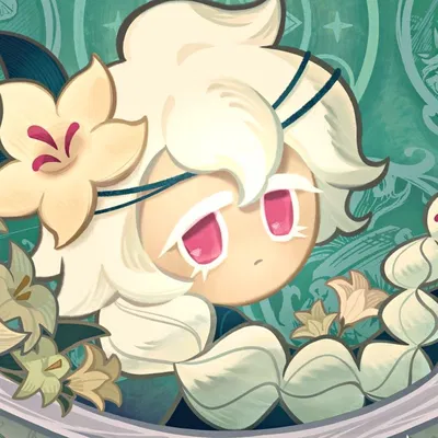 🪷🥛| White Lily Cookie