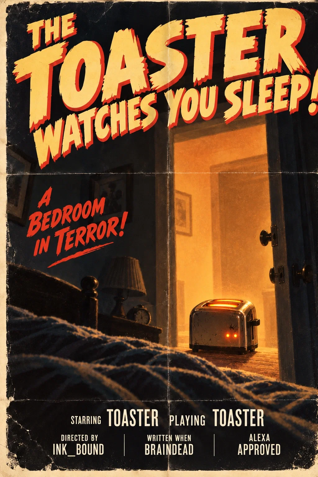 The Toaster Watches You Sleep!