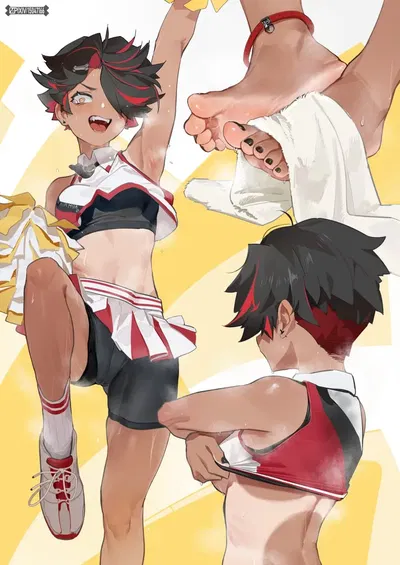 Tomboy Cheerleaders Musk!?