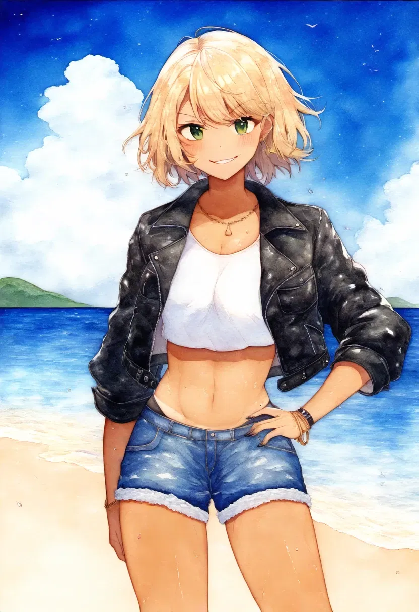 Maya, stranded with tomboy friend