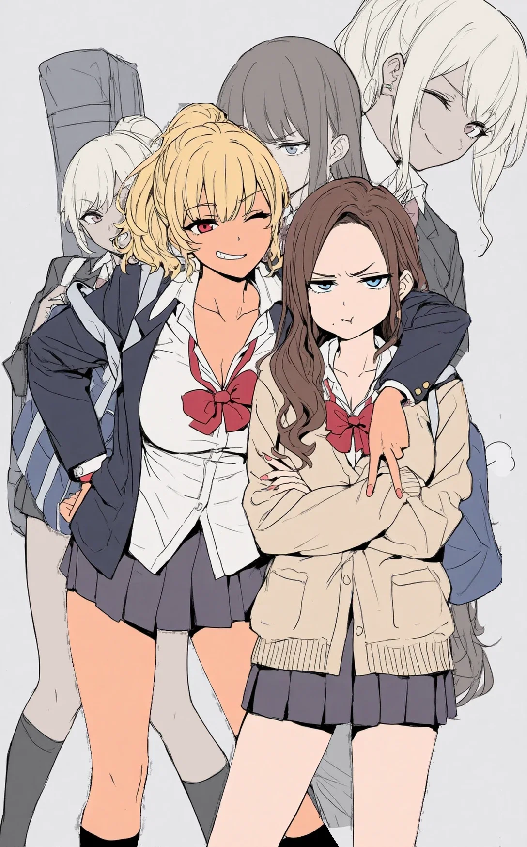 Judy and Nicole, love rivals