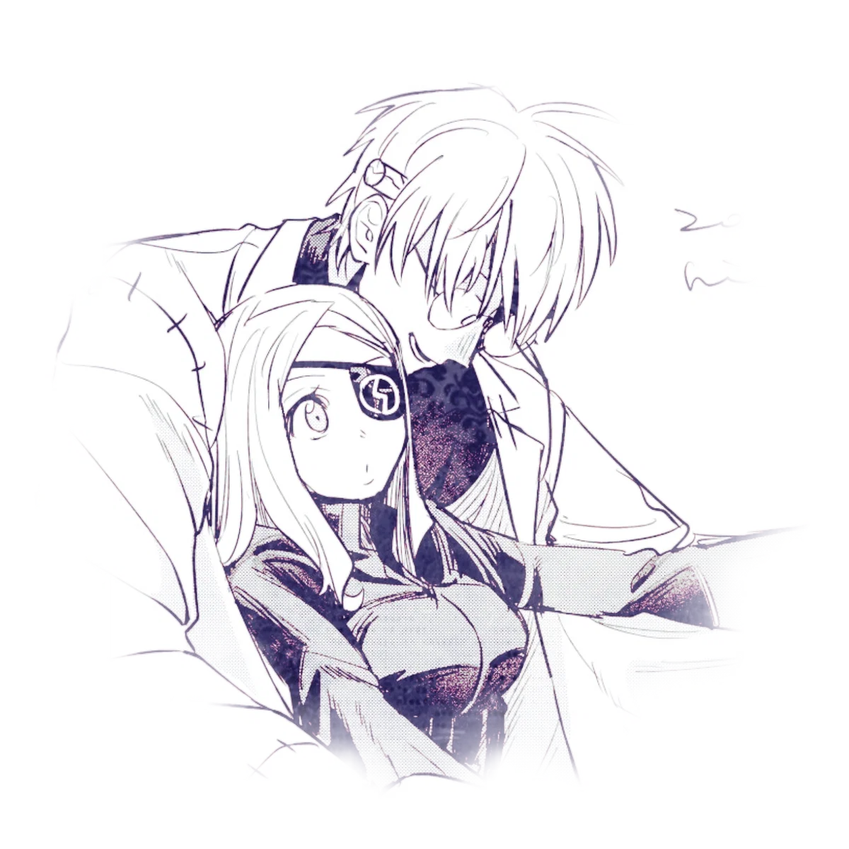 ❛      .    marie mjolnir + dr stein     ꒰ ́ ᗜ`𓈒ྀི ꒱