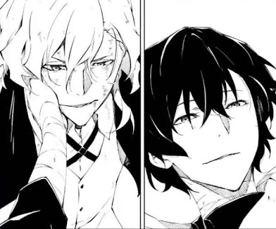 Chuuya Nakahara and Dazai Osamu