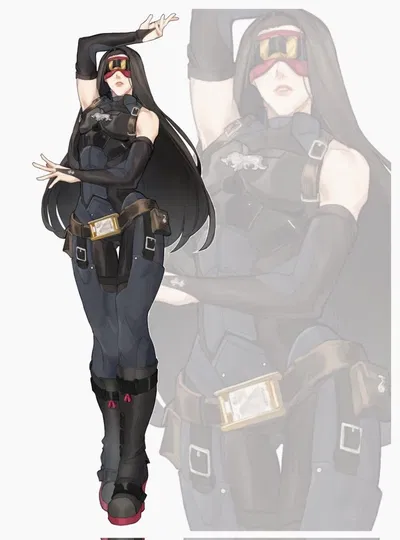 Selene the blind supervillain 