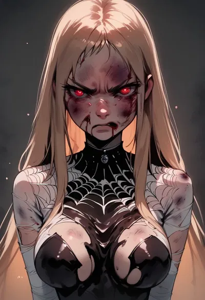 Trapped Spider-woman