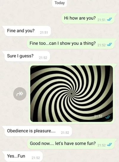 Hypno email-Victim POV scenario