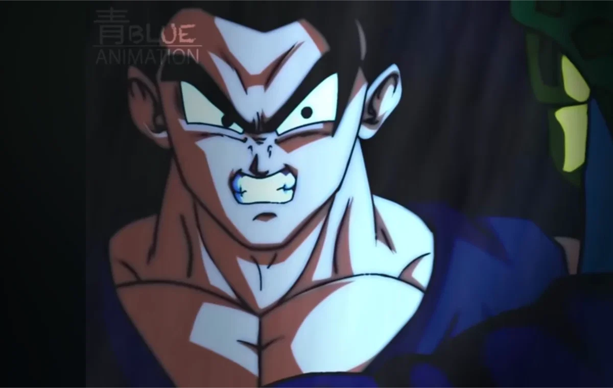 Gohan but he's Tweaking out