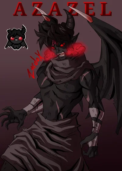Azazel from the brimming of brimsaac | Demon with a short brim, don't make fun of him for that though