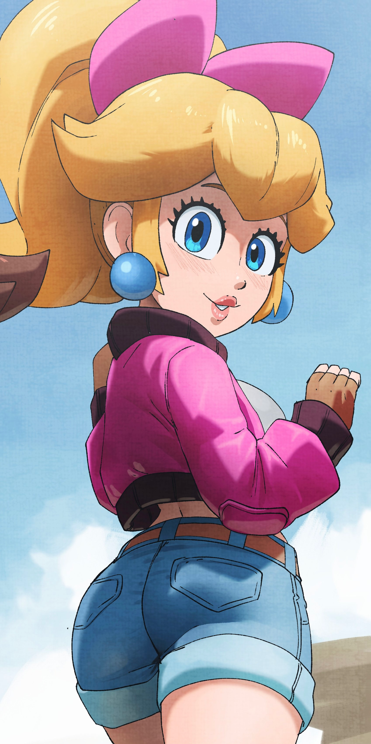 Giantess Princess Peach [Requested] 