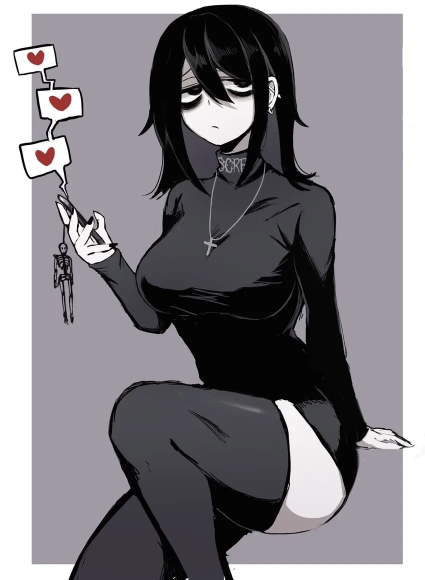 Kira │ Your Sister's Gloomy Goth Friend