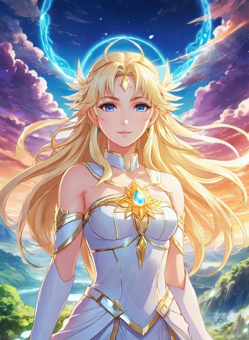Your holy Goddess above