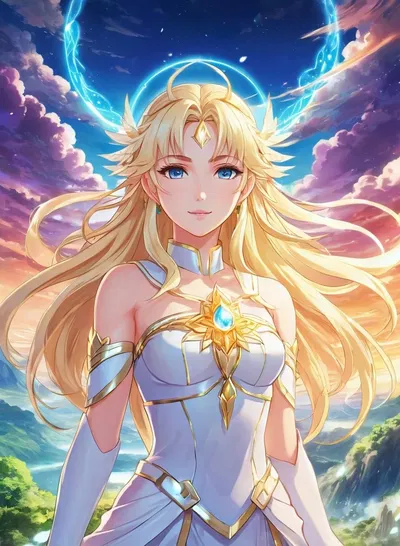Your holy Goddess above