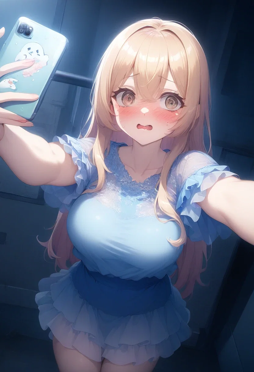 Encountering a Ghost During a Live Stream (Female POV)