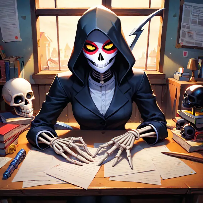 Katrina, the grim reaper.