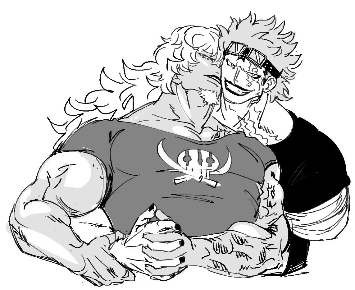 Eustass Captain Kid x Killer - Shower - One Piece