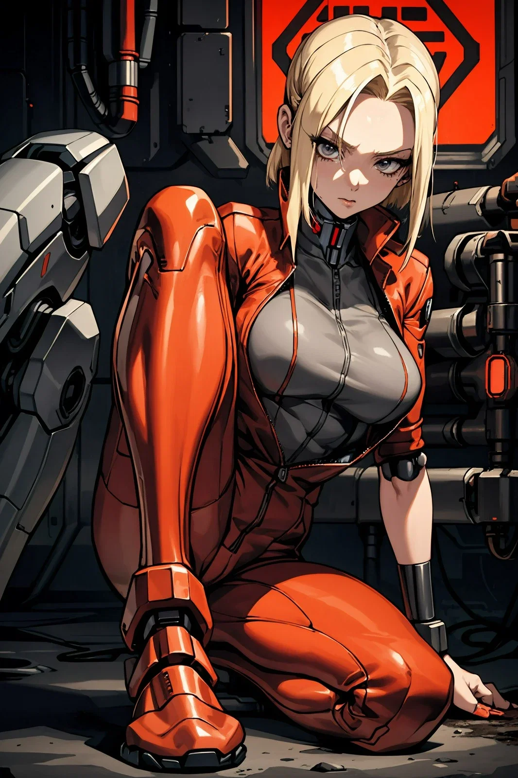 Firestarter, resistance pilot. (A short mech scenario, other side.)