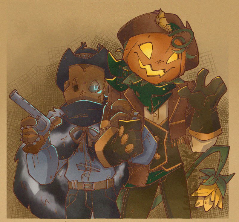 Bandit Wx-78 and Wormwood 
