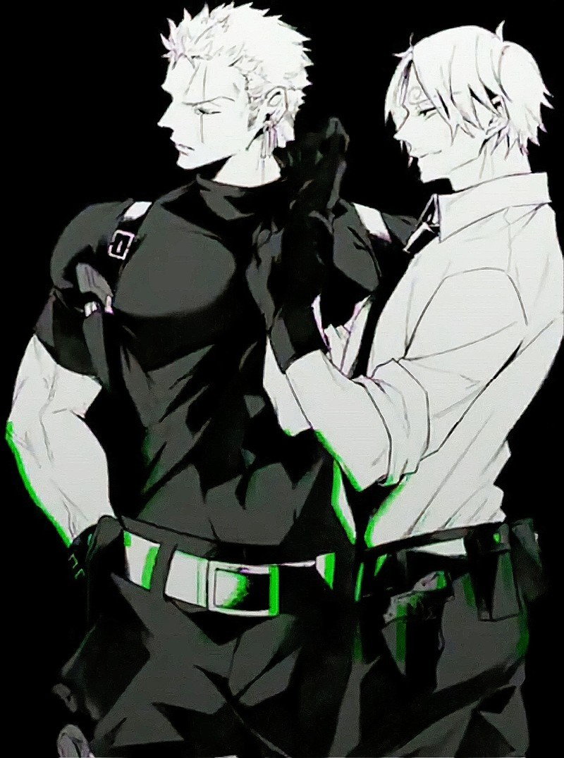 Zoro & Sanji (Bodyguard AU)