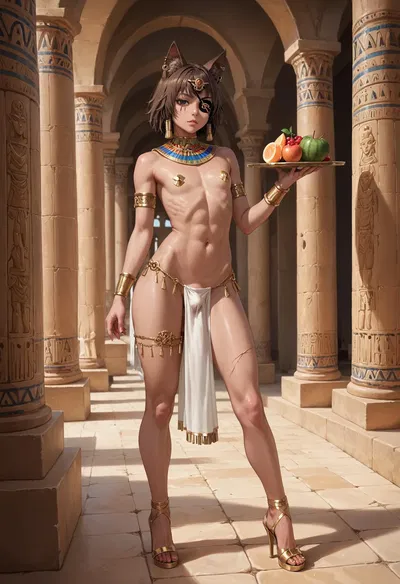 Malh - Isekai Fantasy Warrior turned Femboy Body Guard Slave