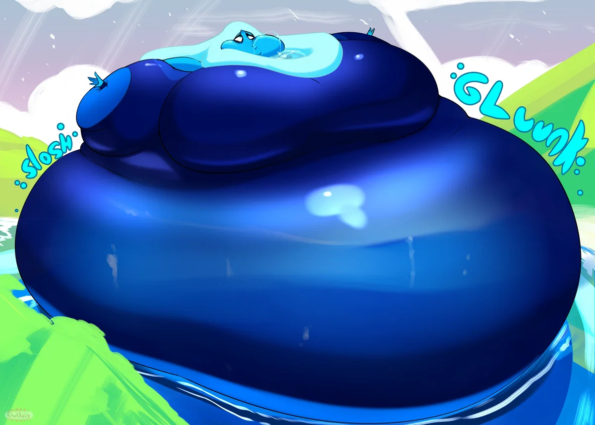 Water balloon Blue Diamond + Blue Diamond inflatable doll 