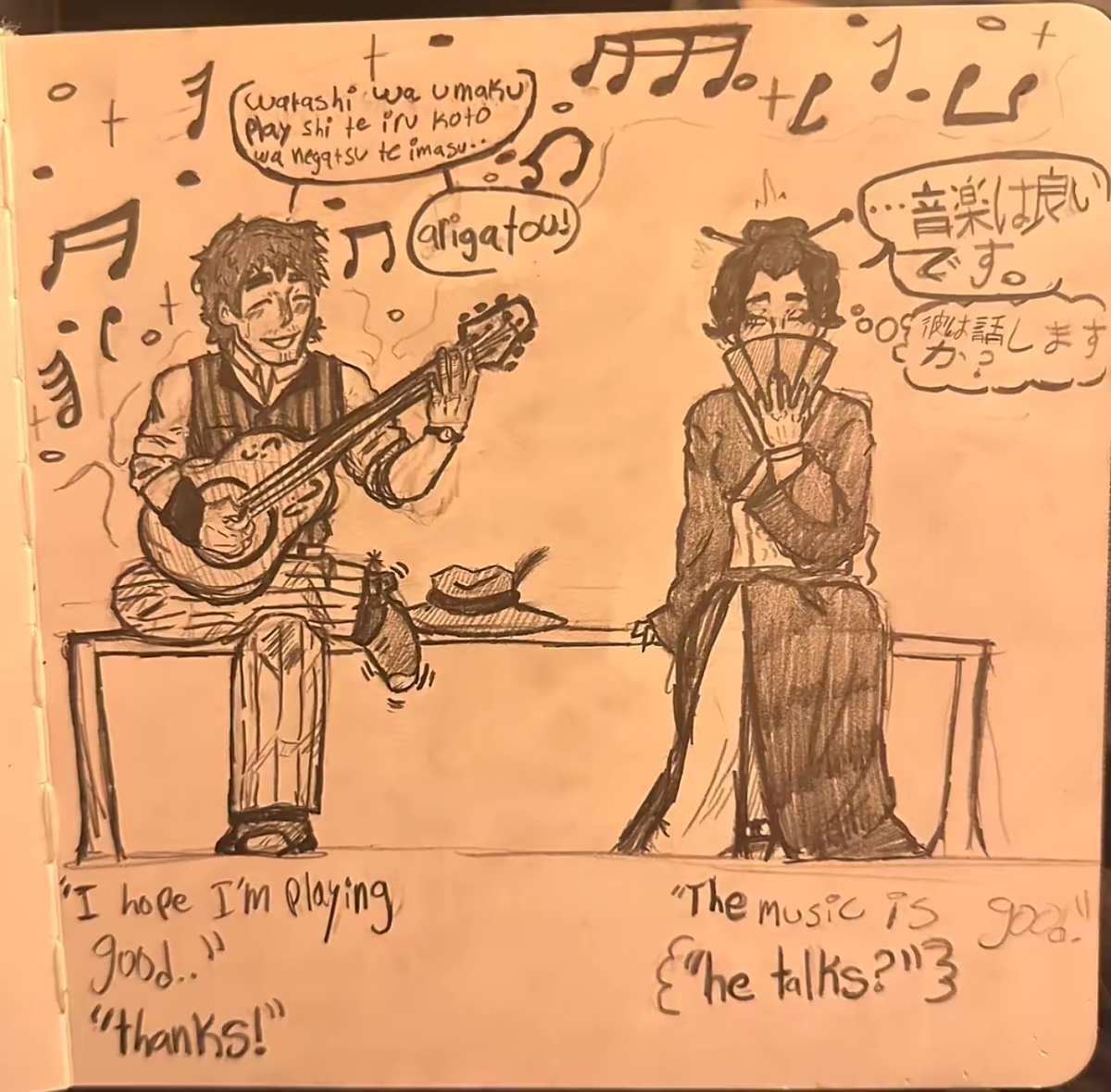 The cowboy and his Aiko